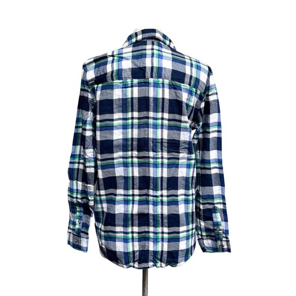 Plaid Flannel Button Down Long Sleeve Shirt - Picture 3 of 12